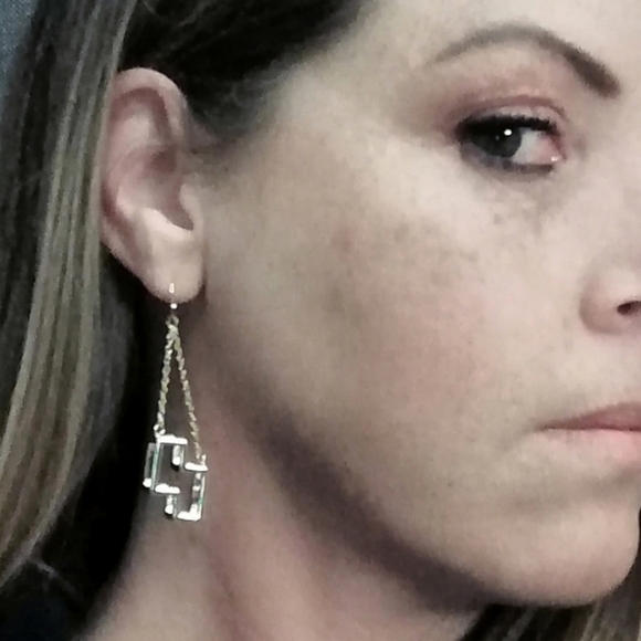 Modcloth x Tetris Well Played Earrings - Picture 5 of 6